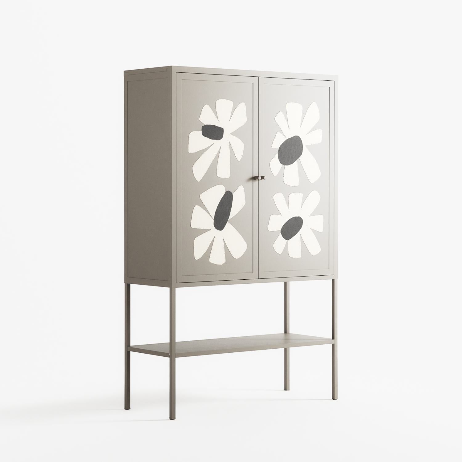 No Stress - Loft Cabinet - Magdalena Marchocka - Pebble - Overlay Metal