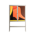 Swift - Loft Cabinet - Rikki Hewitt - Pebble - Overlay Metal