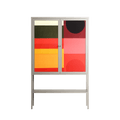Turnstile - Loft Cabinet - Rikki Hewitt - Pebble - Overlay Metal