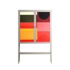 Turnstile - Loft Cabinet - Rikki Hewitt - Pebble - Overlay Metal
