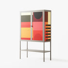 Turnstile - Loft Cabinet - Rikki Hewitt - Pebble - Overlay Metal