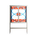 Velvet Dusk - Loft Cabinet - Oluwaseyi Samuel Adebayo - Pebble - Overlay Metal