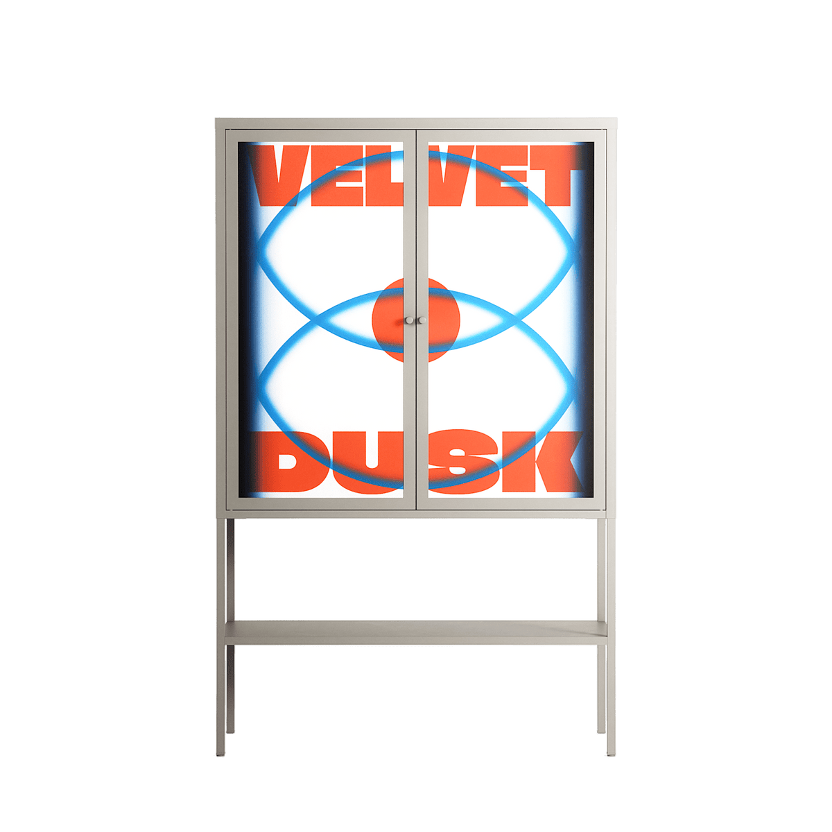 Velvet Dusk - Loft Cabinet - Oluwaseyi Samuel Adebayo - Pebble - Overlay Metal