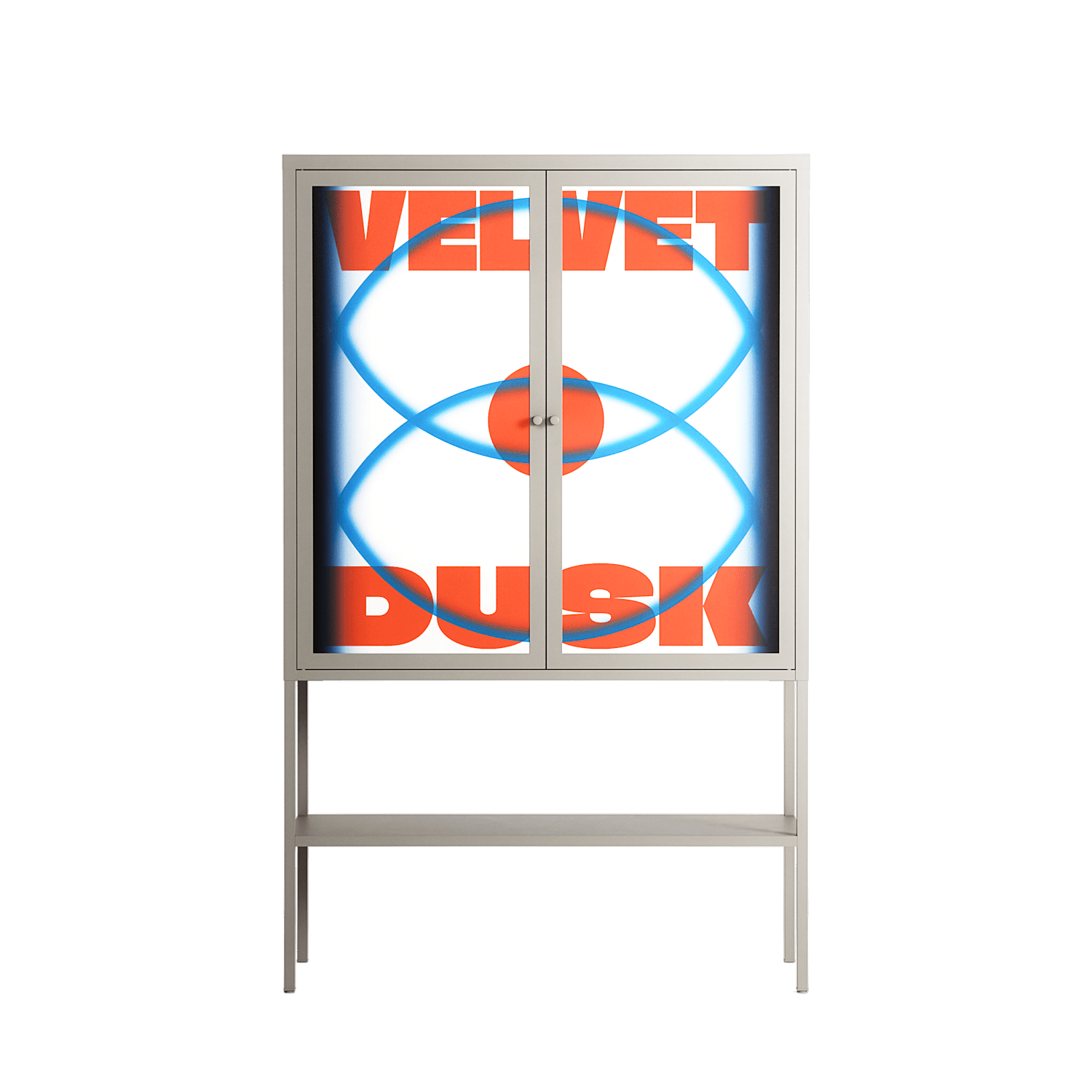 Velvet Dusk - Loft Cabinet - Oluwaseyi Samuel Adebayo - Pebble - Overlay Metal