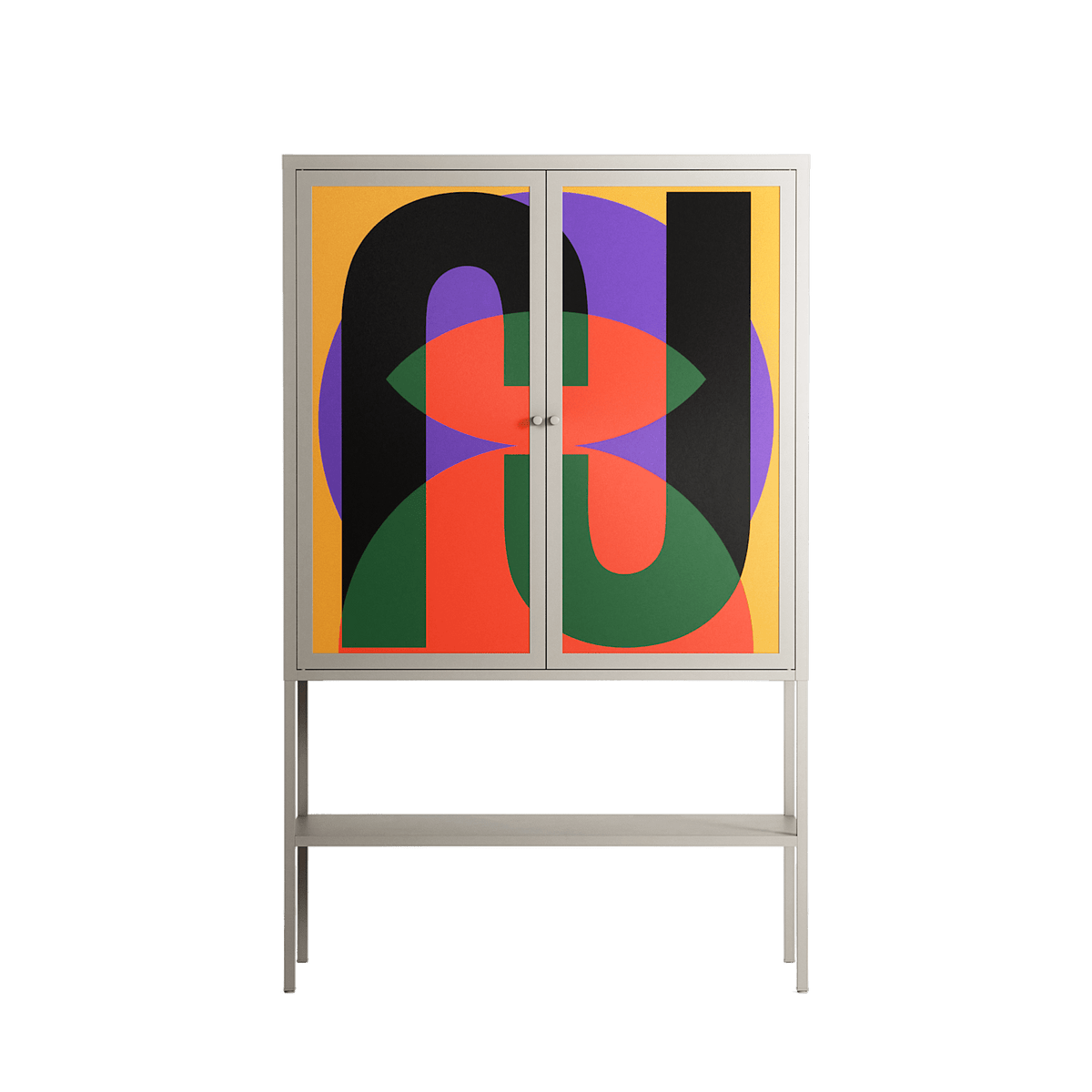 JJ - Loft Cabinet - Oluwaseyi Samuel Adebayo - Pebble - Overlay Metal