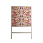 Autumn Dream Pattern - Loft Cabinet - Raissa Oltmanns - Pebble - Overlay Metal