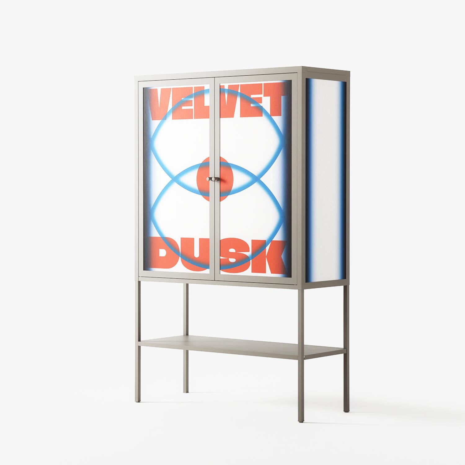 Velvet Dusk - Loft Cabinet - Oluwaseyi Samuel Adebayo - Pebble - Overlay Metal