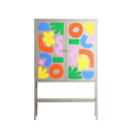 Fun Shapes - Loft Cabinet - Sandra Hutter - Pebble - Overlay Metal