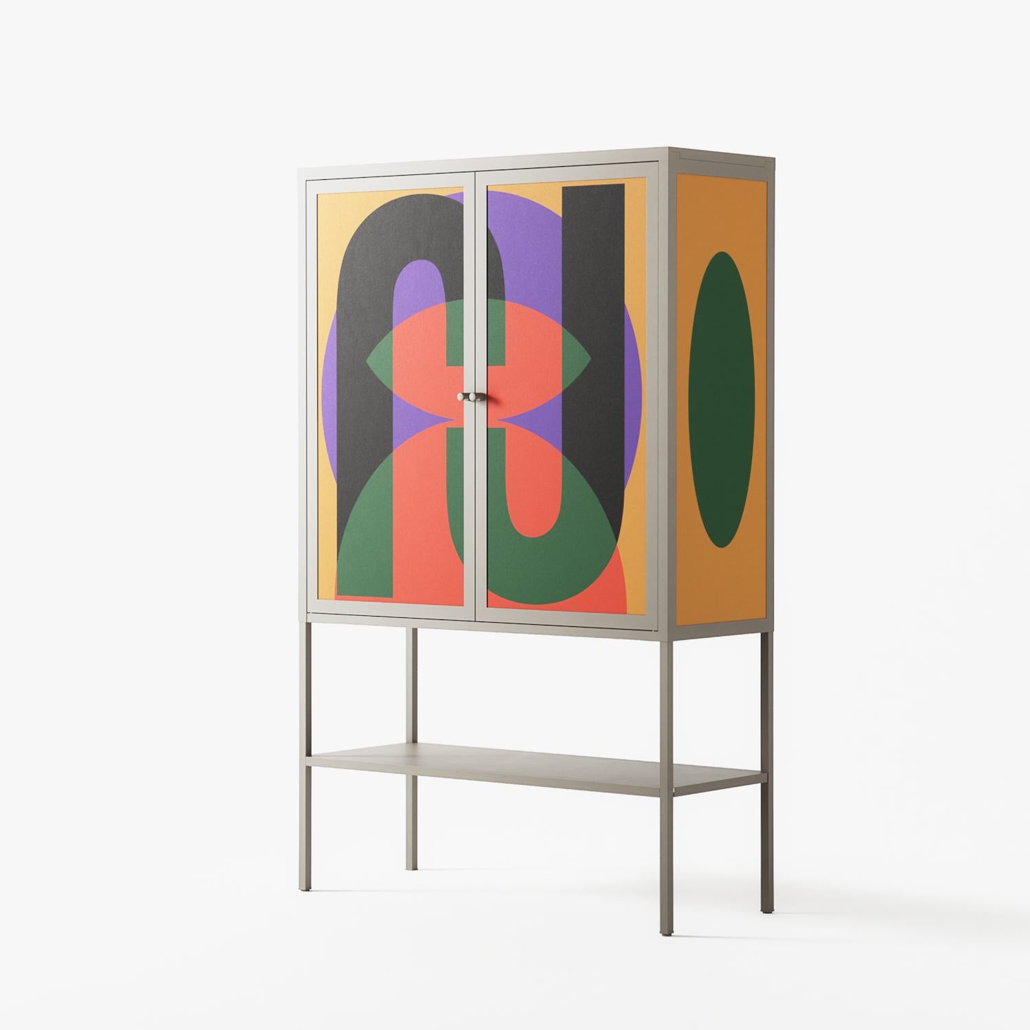 JJ - Loft Cabinet - Oluwaseyi Samuel Adebayo - Pebble - Overlay Metal