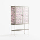 Floating Blossom Pattern - Loft Cabinet - Raissa Oltmanns - Pebble - Overlay Metal