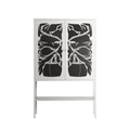 Black Potted Plant - Loft Cabinet - Konrad Blaszczyk - Chalk - Overlay Metal