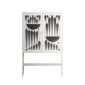 Black Fern - Loft Cabinet - Konrad Blaszczyk - Chalk - Overlay Metal