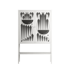 Black Fern - Loft Cabinet - Konrad Blaszczyk - Chalk - Overlay Metal