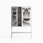 Black Fern - Loft Cabinet - Konrad Blaszczyk - Chalk - Overlay Metal