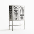 Black Fern - Loft Cabinet - Konrad Blaszczyk - Chalk - Overlay Metal