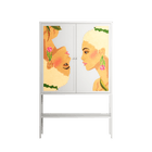 Twins - Loft Cabinet - Raissa Oltmanns - Chalk - Overlay Metal