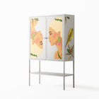 Twins - Loft Cabinet - Raissa Oltmanns - Chalk - Overlay Metal
