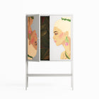 Twins - Loft Cabinet - Raissa Oltmanns - Chalk - Overlay Metal