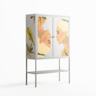 Twins - Loft Cabinet - Raissa Oltmanns - Chalk - Overlay Metal