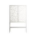 Botanica Offwhite - Loft Cabinet - Amy Suther - Chalk - Overlay Metal