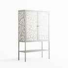 Botanica Offwhite - Loft Cabinet - Amy Suther - Chalk - Overlay Metal