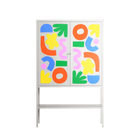 Fun Shapes - Loft Cabinet - Sandra Hutter - Chalk - Overlay Metal