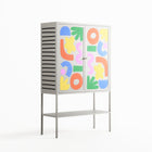 Fun Shapes - Loft Cabinet - Sandra Hutter - Chalk - Overlay Metal