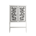 Barbed Bloom - Loft Cabinet - Daphna Sebbane - Chalk - Overlay Metal