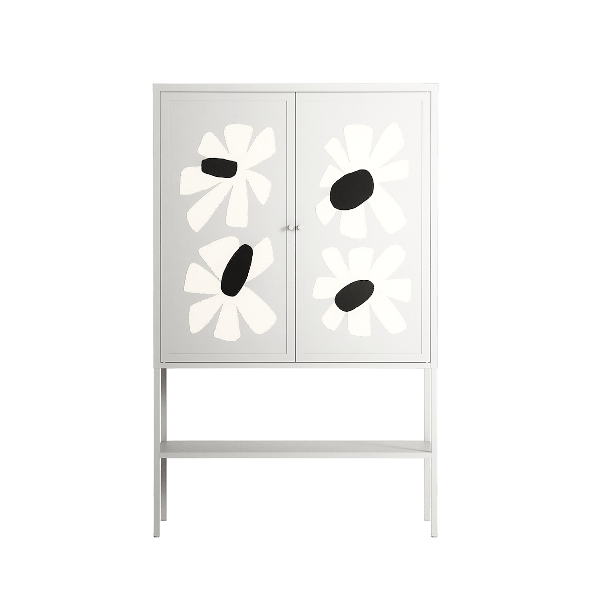 No Stress - Loft Cabinet - Magdalena Marchocka - Chalk - Overlay Metal