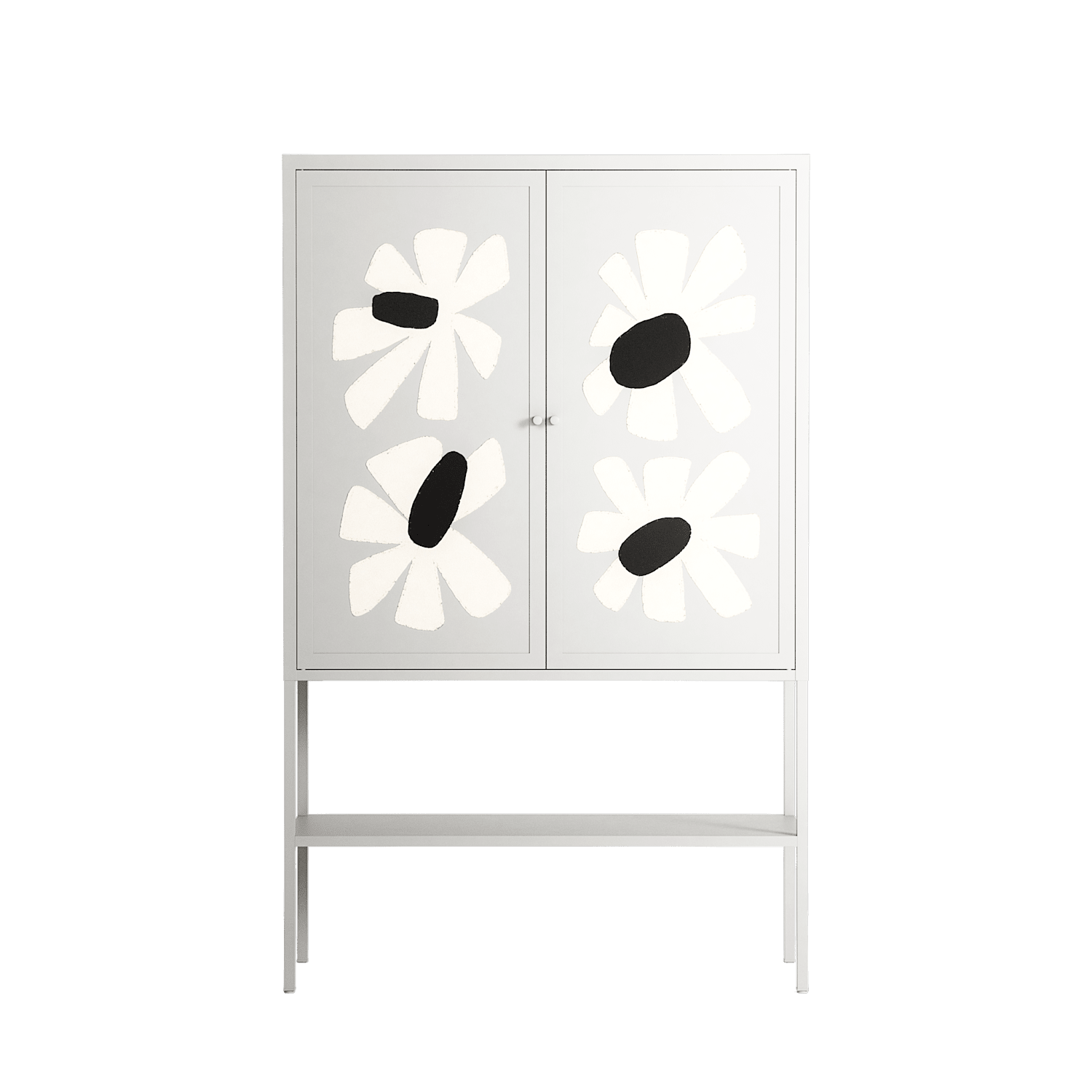 No Stress - Loft Cabinet - Magdalena Marchocka - Chalk - Overlay Metal
