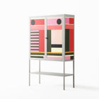 Harmonic - Loft Cabinet - Rikki Hewitt - Chalk - Overlay Metal