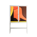 Swift - Loft Cabinet - Rikki Hewitt - Chalk - Overlay Metal