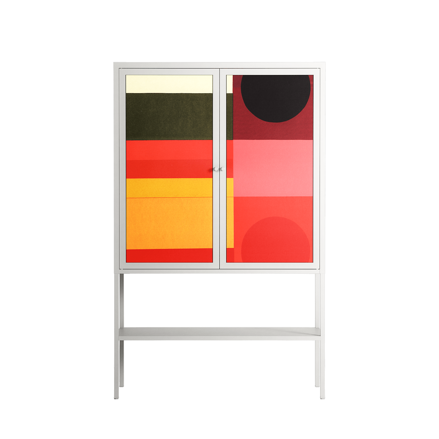 Turnstile - Loft Cabinet - Rikki Hewitt - Chalk - Overlay Metal