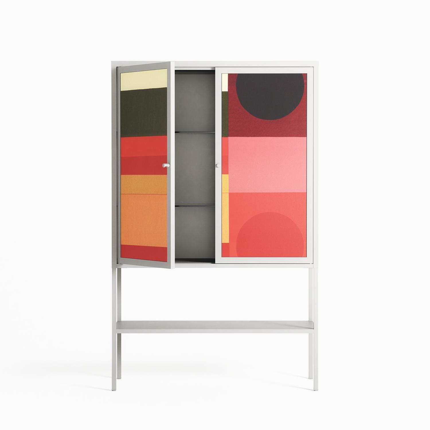 Turnstile - Loft Cabinet - Rikki Hewitt - Chalk - Overlay Metal