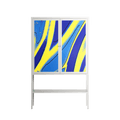 Blue Gale - Loft Cabinet - Oluwaseyi Samuel Adebayo - Chalk - Overlay Metal