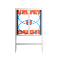 Velvet Dusk - Loft Cabinet - Oluwaseyi Samuel Adebayo - Chalk - Overlay Metal