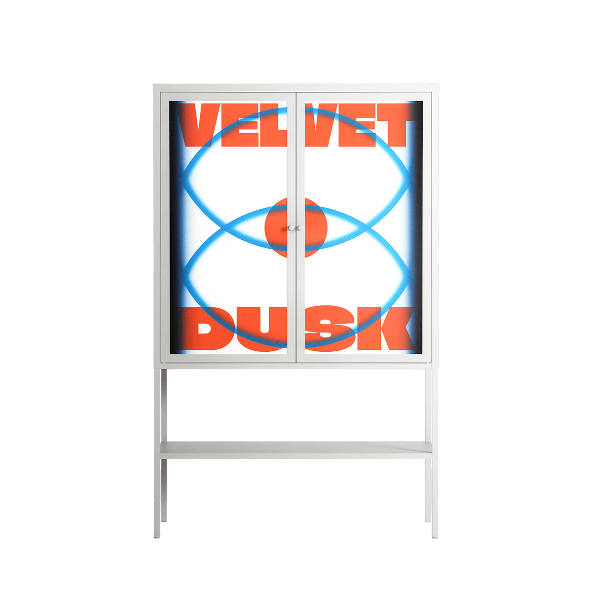Velvet Dusk - Loft Cabinet - Oluwaseyi Samuel Adebayo - Chalk - Overlay Metal