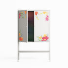 Abstract Spring Flowers - Loft Cabinet - Raissa Oltmanns - Chalk - Overlay Metal