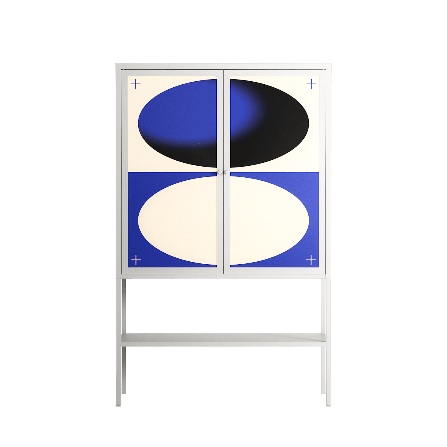 Entrance - Loft Cabinet - Oluwaseyi Samuel Adebayo - Chalk - Overlay Metal