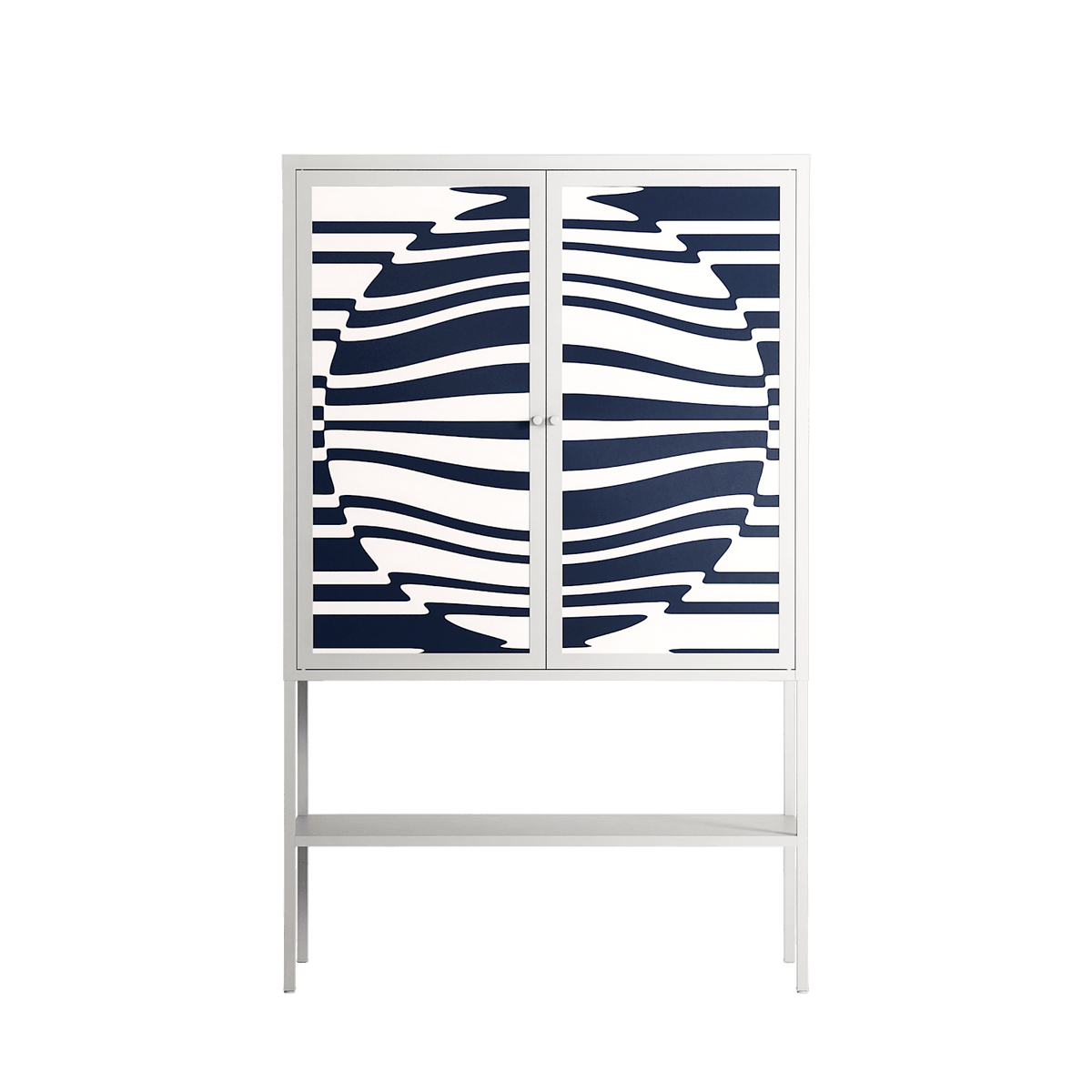 Wave Lens - Loft Cabinet - Oluwaseyi Samuel Adebayo - Chalk - Overlay Metal