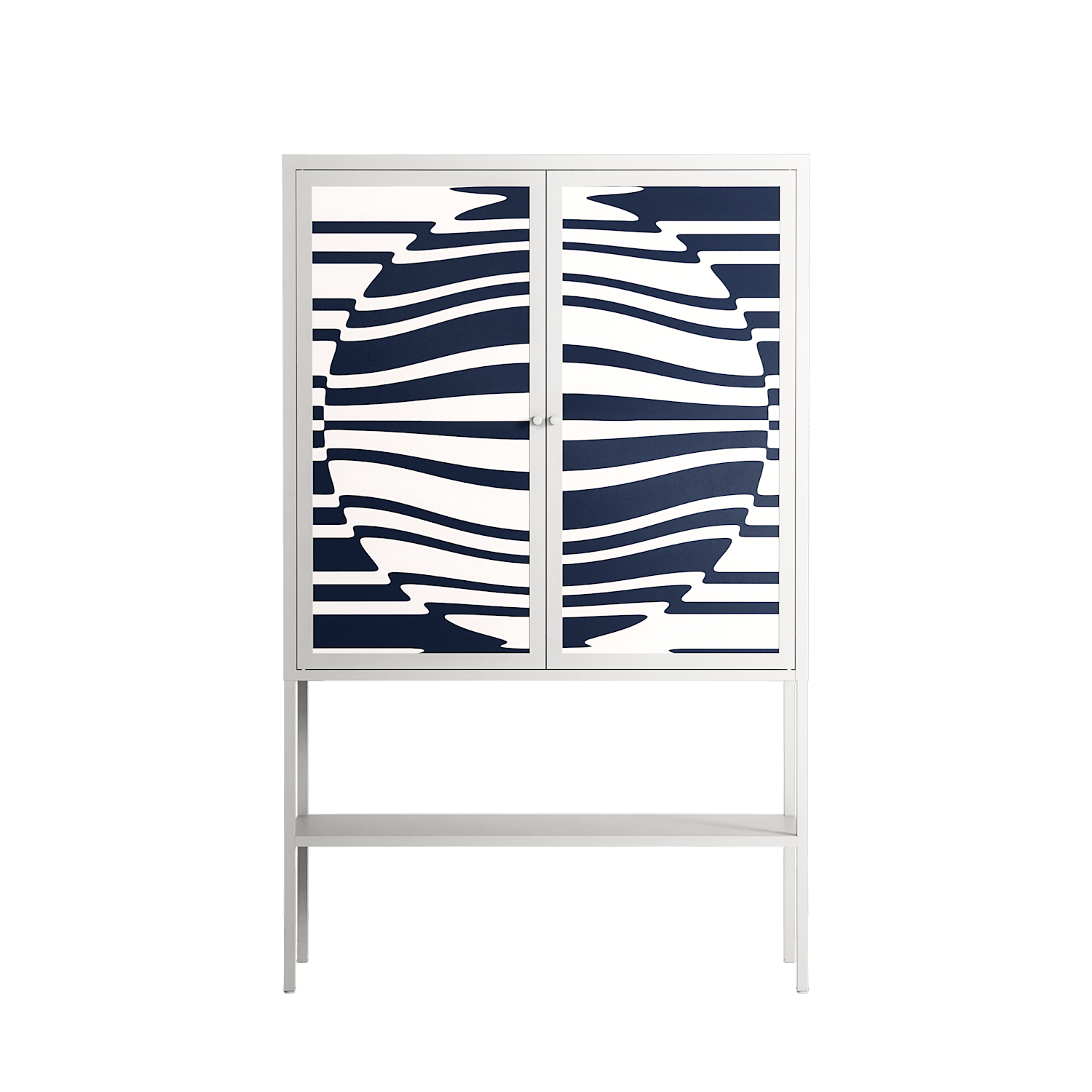Wave Lens - Loft Cabinet - Oluwaseyi Samuel Adebayo - Chalk - Overlay Metal