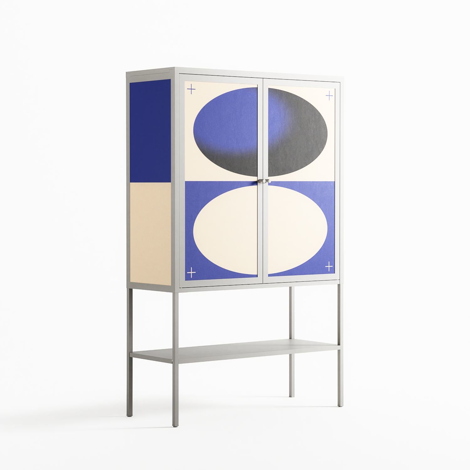 Entrance - Loft Cabinet - Oluwaseyi Samuel Adebayo - Chalk - Overlay Metal
