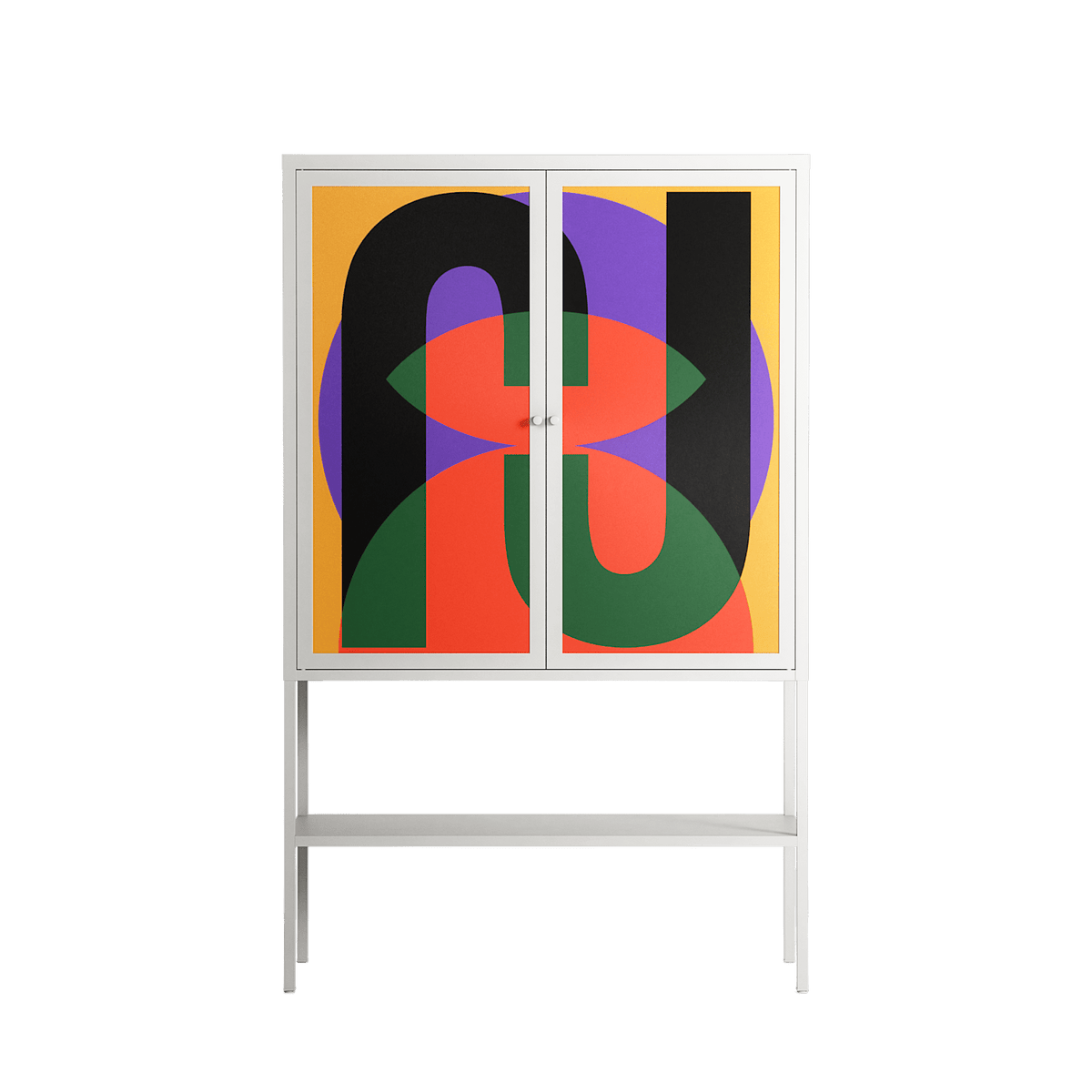 JJ - Loft Cabinet - Oluwaseyi Samuel Adebayo - Chalk - Overlay Metal
