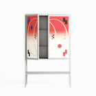 Parallel Mirage - Loft Cabinet - Oluwaseyi Samuel Adebayo  - Chalk - Overlay Metal