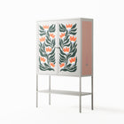 Blooming Folk Garden - Loft Cabinet - Sandra Hutter - Chalk - Overlay Metal