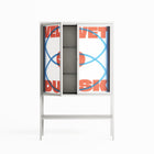 Velvet Dusk - Loft Cabinet - Oluwaseyi Samuel Adebayo - Chalk - Overlay Metal