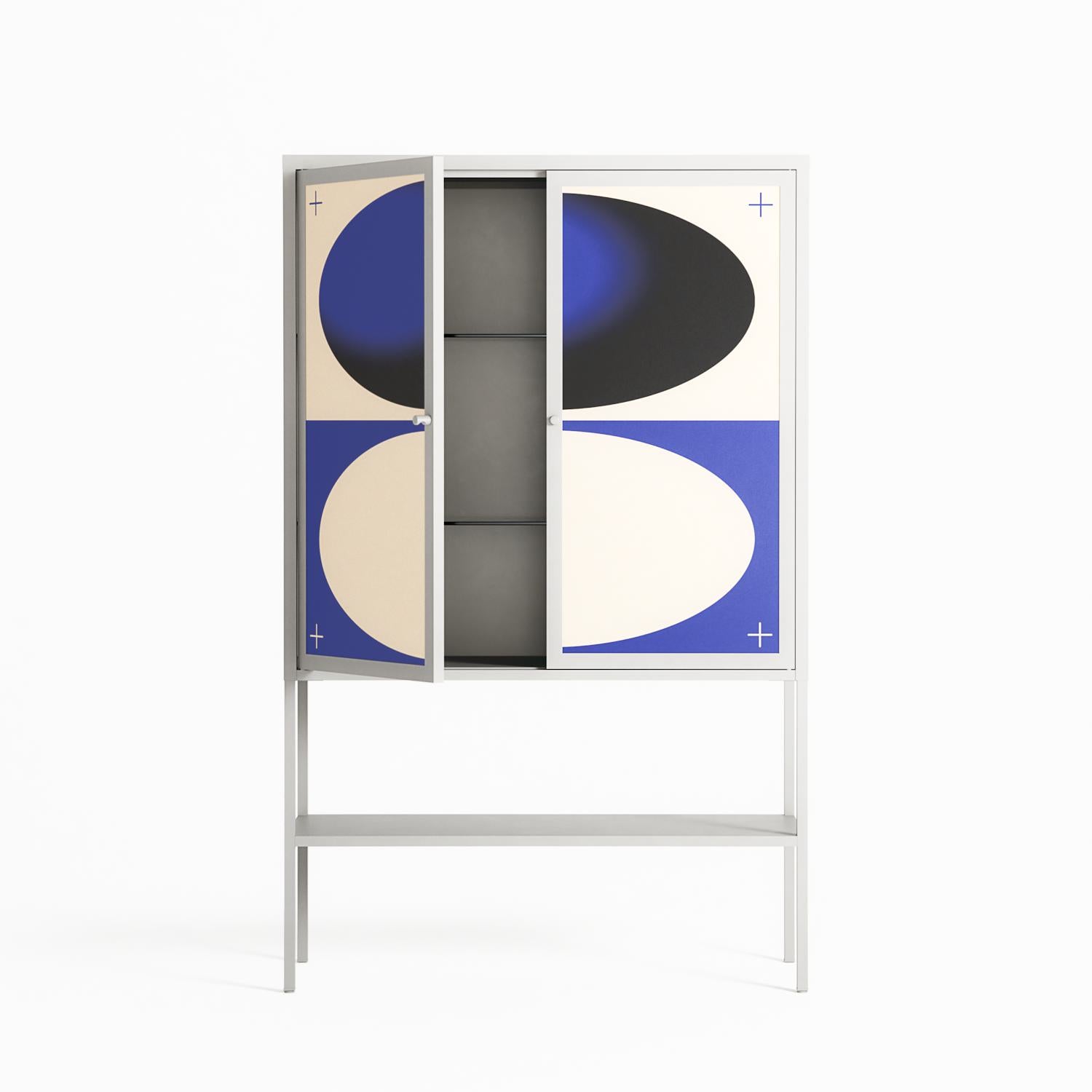 Entrance - Loft Cabinet - Oluwaseyi Samuel Adebayo - Chalk - Overlay Metal
