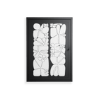 White Flowers - Wall Cabinet - Konrad Blaszczyk - Antracite - Overlay Metal