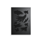 Black Birds - Wall Cabinet - Konrad Blaszczyk - Antracite - Overlay Metal