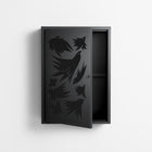 Black Birds - Wall Cabinet - Konrad Blaszczyk - Antracite - Overlay Metal